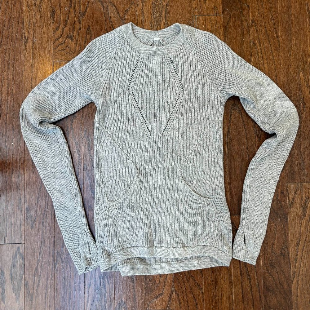 Lululemon "The Sweater The Better" Crewneck Long Sleeve with Pockets S